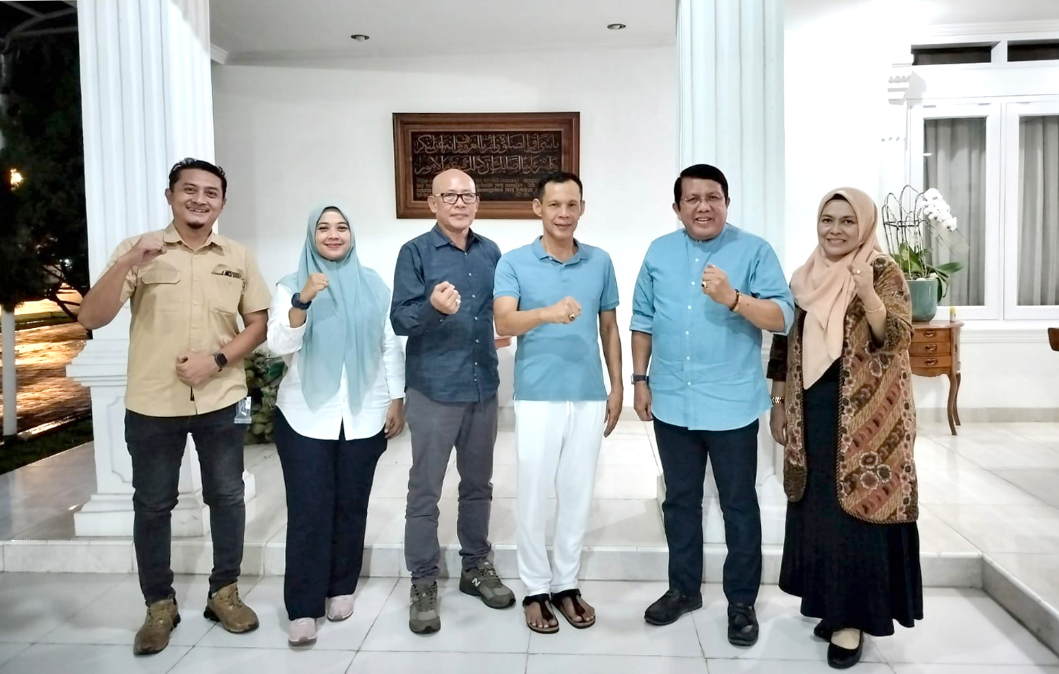 Acara Ngopi bareng dengan Wakil Bupati bersama unsur APINDO, Serikat Pekerja dan pemerintah Kabupaten Bogor di Kediaman Wakil Bupati.